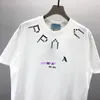 T-shirt da uomo T-shirt firmata T-shirt da uomo Girocollo in puro cotone casual a maniche corte in cotone logo stampato sul petto POLO da uomo per appassionati ordinari 833