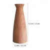 Vases en bois massif vase minimaliste à la maison Décor de mariage PO POP BURANGE CENTRALE POT