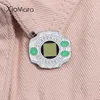 Brooches Anime Digital Monster Enamel Pin Digimon Adventure Nostalgia Brooch Lapel Backpack Badge Jewelry Gifts For Kis Friends