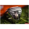 Cluster-Ringe Großhandel 2021 Championship Ring Bucks Modegeschenke von Fans und Freunden Ledertaschenteile Zubehör Drop Deli Dhv1M Otwld