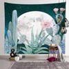 Gobeliny dekoracja gobelinu kaktus roślina kwiat domowy sypialnia sofa tła tło tkanina