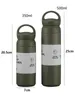 Water Bottles 500ml Thermos Cups Coffee Mug Insulated Bottle Stainless Steel Thermal Tumbler Vacuum Flask Portable Travel Office Mugs