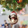 Weihnachten Dekorationen Acryl Anhänger Niedlichen Drachen Baby Auto Weihnachten Baum Dekoration Dekor Für Home Jahr Geschenke 2024