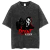 T-shirt da uomo Anime The Silent Ghost T-shirt stampata da uomo Retro lavato 100% cotone Top T-shirt Harajuku T-shirt streetwear Hip Hop T-shirt maschiliH24220