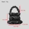 Umhängetaschen Elegant Ruced Puffer Bag Niedliche Nylon Kleine Tragetasche Gepolstert Soulder Crossbody Quilted Messenger 2023H2421