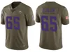 Minnesota''''vikings''''Men 19 Adam Thielen 33 Dalvin Cook 82 Kyle Rudolph Özel Kadınlar Gençlik Selam Servis Zeytin Jersey