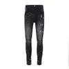 Purple Jeans Designer Men Jeans Women Man Slim Fit Denim Letter Print Pants Ripped Jeans Mens Streetwear Large Size Trousers Jeans 653