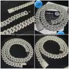 Kettingen Iced Out Chains Armband Bling Moissanite Diamant Cubaanse Schakelketting Hip Hop Mannen Sieraden Ketting Drop Levering Sieraden Kettingen Dhuow