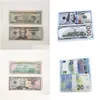 Other Festive Party Supplies 5Pack Fake Money Banknote 5 10 20 50 100 200 Us Dollar Euros Pound Realistic Toy Bar Props Currency M Dhq5BNZGBC458