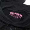 Nouveau 2024ss 555 Spider Designer Sweat à capuche Hip Hop Artist Spider Survêtement Lettres en mousse 555555 Paire de sweats à capuche Rose Spiderman Pantalon à capuche pour homme et femme