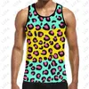 Men's Tank Tops LCFA Brand 3D Printed Red Snake Tiger Harajuku Vest Summer Undershirt Shirts Streetwear For Men/women Plus Size