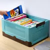 1pc Foldable Storage Box Wardrobe Storage Box Large Capacity For Toy Clothes Snacks Books Shoes Plastic Box For Car Household 240129