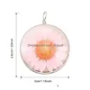 Charms Fashion Colorf Dried Flower Small Daisy Charm For Jewelry Making Handmade Glass Pendant Fit Necklace Diy Kids Drop Delivery Jew Dhb1Z