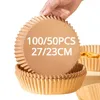 Baking Tools Large Round Disposable Air Fryer Paper Liner 23/27CM Oil-proof Water-proof Airfryer Cooking Trays