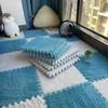 Carpets 10pcs/set Comfortable And Skin-friendly Interlocking Plush Foam Mat Non-slip Floor