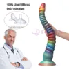 Plug Anal lumineux 56 cm de Long godemichet anal en Silicone godes anaux avec ventouse tentacules de poulpe Anal Xxxl Plug Massage de la prostate 240129