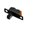 50pcs/lot 3 Pin 2 Position Black Mini Size SPDT Micro Slide Switch SS12F15VG5 SS12F15VG6 Handle Length 5MM 6MM