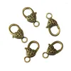 Sleutelhangers 20 Stuks 14 26 MM Karabijn Charms Antiek Brons Vergulde Zinklegering Sleutelhangers DIY Sieraden bevindingen