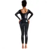 Women's Shapers Sexy Waist Trimmer Corsets For Women Body Shaper U Neck Tshirt Long Sleeve Bodysuit Tight Leggings Shirt Bodysuits Shapewear