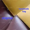 luxury shoulder bags 18cm 23 women's bag 10a mirror quality designer handbags original Epsom calfleather 24k hardware full handmade Customized other with orange box