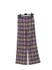 Pantaloni da donna Jelly 2024 Autunno High End personalizzato francese a gamba larga con vita in tweed tessuto colorato