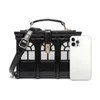 Women Vintage Acrylic House Shaped Clutch Box Shoulder Bag Elegant Evening Crossbody Handbag Top Handle Purse 240118