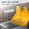 Kitchen Storage Foldable Organizer Pot Lid Spatula Spoon Rack Plastic Tableware Holder Accessories Shelves