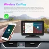 Podofo Universal 7 ''자동차 라디오 멀티미디어 비디오 플레이어 Autolink Wireless Carplay Android Auto Apple Airplay for Nissan Toyota