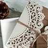 102050Pcs Laser Cut Wedding Invitations Card Vintage Bridal Shower Decor Gift Greeting Kits Event Party Supplies 240118