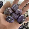 Decorative Figurines Wholesale Polished Natural Healing Crystals Purple Charoite Tumbled Stone For Christmas Decorations