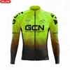 T-shirts pour hommesGCN Nouveaux hommes Bicyc Long SeveUV Protection Cyclisme Costume Spring Compétition Professionnel Team SeH2421