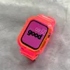 Watch Bands Summer Sport Candy Band Case For Apple 45 44 40 42 38 41mm 49MM Women Bracelet IWatch Series 8 7 SE 6 5 4 3 2 Strap