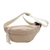 Waist Bags Summer Men's And Women's Universal Canvas Casual Bag Crossbody Sports Chest Versatile Fanny Pack For Women