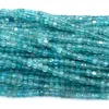 Luźne kamienie szlachetne Naturalne niebieskie fluorapatytowe apatytowe kostki kostki fasetalowane 07249