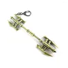 Keychains Bsarai LOL Lady Of Luminosity Luxanna Crownguard Steel Legion Lux Sword Staff Toy Model Key Chain Ring