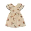 Clothing Sets Ks Children Clothes Set Girls Printing Dress Born Ruffle Romper Kids Short Sleeves Tops Summer Baby 1-9Years