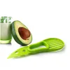 Fruktgrönsaksverktyg Fruktgrönsaksverktyg 3-i-1 AVOCADO Slicer Cutter Knife Corer PP Separator Shea Butter Kitchen Helper Accesso Dhcnu