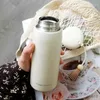 Thermos 400ml/250ml Tazza termica creativa con corda Bottiglia di acqua termica portatile carina in acciaio inossidabile Boccetta per studentessa