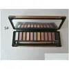 Eye Shadow Eyeshadow Palette Den första 2: a 3: e generationens Make Up/ Eyes Makeup Nyaste 12 färger Cosmetic Shimmer Matte Eye Shadow With BR DH93F