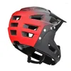 Motorcycle Helmets Mountain Bike Helmet Off-Road Cycling Integral Full Face Sports Cap Men's Lightweight