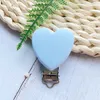 10PCS Heart shape Silicone Pacifier Clip Pacifier Chain Holder Soother Nursing Clips BPA Free Pacifier Chain Accessories 240125