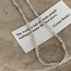 Kettingen ANENJERY Zilver Kleur Snake Bone Chain Verpakt Sleutelbeen Ketting Voor Vrouwen Luxe Trendy Choker Sieraden Geschenken