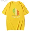 Herr t-shirts i mina DNA italienska grafik t-skjortor sommar mode harajuku mens kort ärm t-shirt o-hals tees topps mens kläder q240201