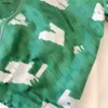 Luxe kinderjassen groene babyjas Maat 100-150 Lange mouwen jongens meisjes Bovenkleding Capuchon kind Zonnebrandcrème kleding Jan20