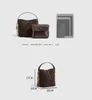 Fahion PU Square Bags Mother and Child Bag New Single Shoulder Diagonal Straddle Hangbag Water Bucket Bag Matte Simple Handheld Small Hangbags wholesale