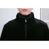 Huierman hommes col debout hiver Env concepteur mentalement amical vison veste manteau de fourrure 1BBA