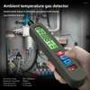 GAS LEAK DETECTOR BÄRKLIBET Naturlig CO2 Brandfarlig alkohol LPG -metananalysator laddningsbar summer Alarm PPM LEL -testare