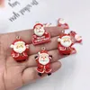 Charms 10 stks Kawaii Kerst Voor Sieraden Maken Mooie De Kerstman Oude Man Hangers Diy Oorbel Sleutelhanger Vinden C1428