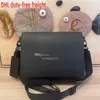 New Men Black Designer Bags Aerogram PU Leather Messengers Bags Man Computer Case Outdoor Briefcase Crossbody Handbag M57080 for D362r