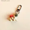 Anahtarlıklar kornavarlar öpücük mücevher sevimli şube kedi karikatür koki köpek anahtar zincir kadın erkekler öğrenciler çanta araba kolye anahtarı komik anahtar zincir aksesuarları q240201